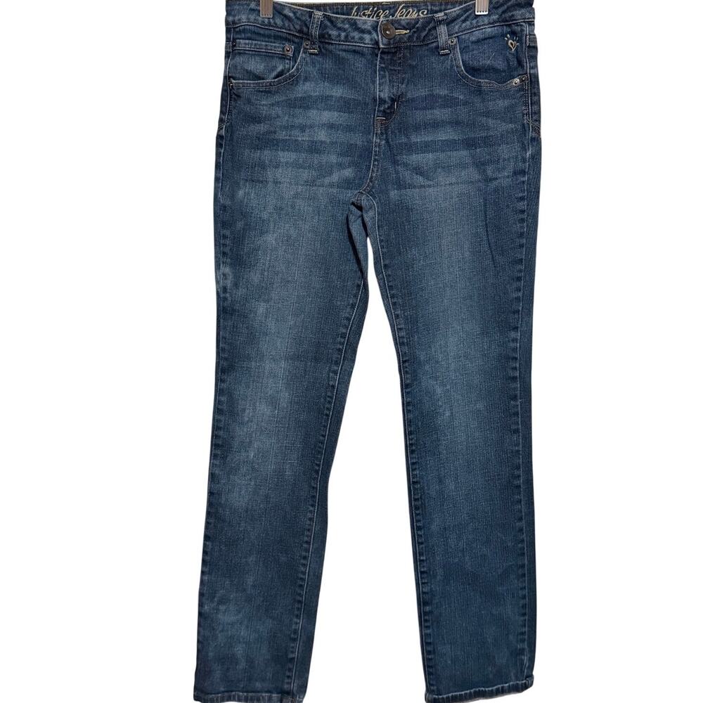 Justice Jeans Women's Mid Rise Denim Blue Jeans Size 16 1/2